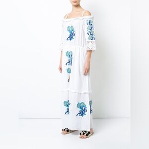 Figue Noelle Embroidered Maxi Dress